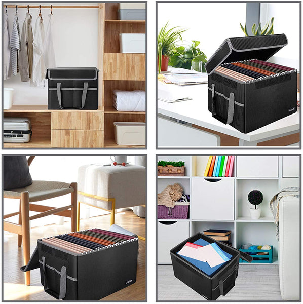 Fireproof, Waterproof, & Mold-Proof Important Document Safety File Box For Certificates, Diploma, Photo Album, And Other Family Papers