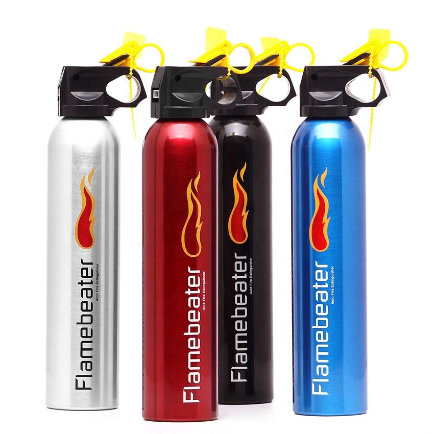 Portable Fire Spray Extinguisher 520mL with ABC Dry Powder for Kitchen, Bedroom, Car, and Other Home Use